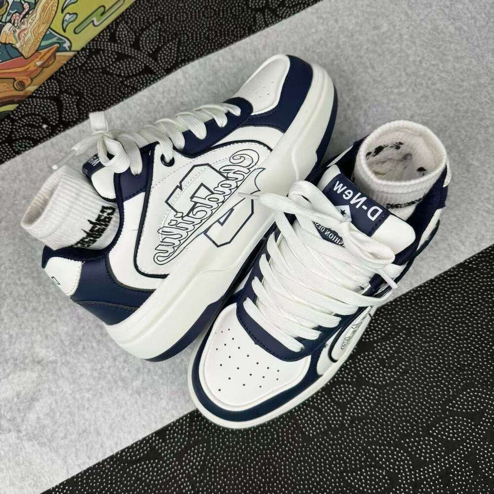 S Men Ddmysports Women Trendy Casual Low Top Thick Sole New Design Sense White Versatile Athleisure Shoes Black Free Shipping Outdoor ole ense hoes hi