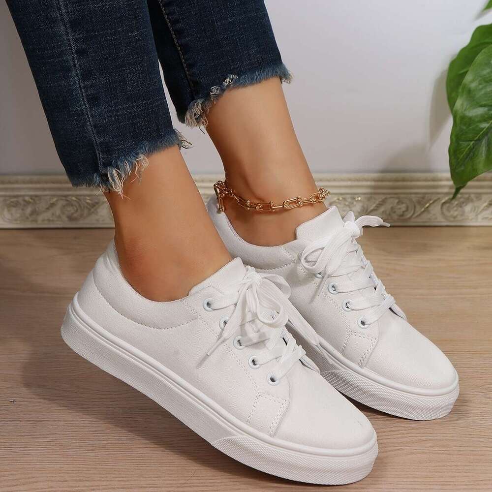 S Casual Ddmysports Female New Women Shoes In Europe And The United States Casual Sports Flat Bottom Tie Blue Outdoor Shoes hoes tates ports hoes