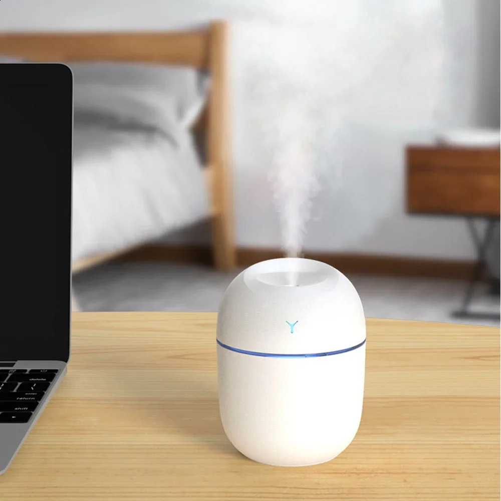 250ML Humidifier Mini Aromatherapy Humidifiers Diffusers For Home Romantic Light USB Essential Oil Diffuser Car Purifier Air 240731