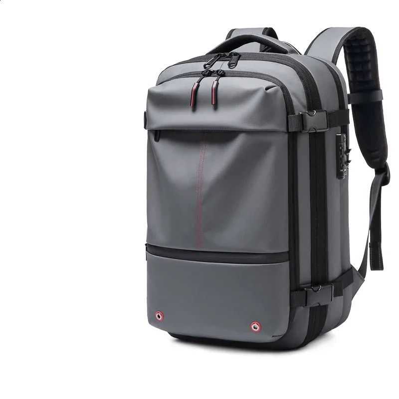 Travel Men 17 inch Laptop Backpack vacuum compression Business Large Capacity school expand outdoor backpack y260611 - view 6