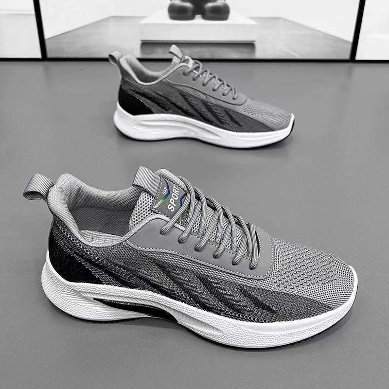 Autumn Men's Breathable Casual Sneakers Soft Sole Lightweight Running Shoes Free shipping 456