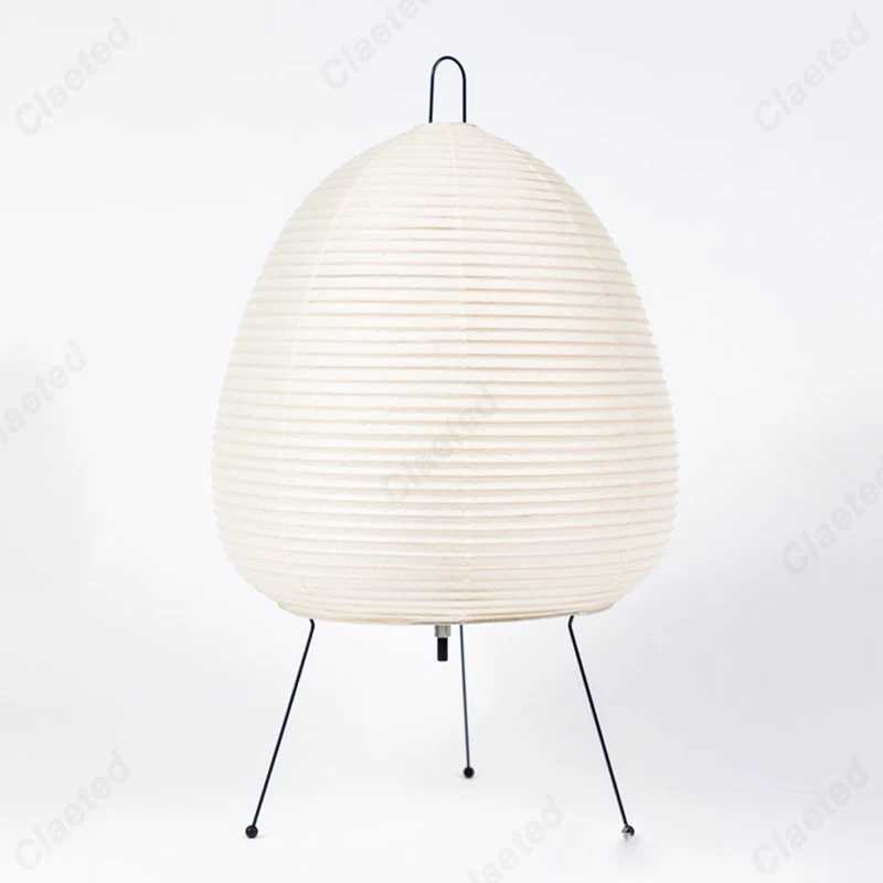 Japanese Design Akari Noguchi Yong Table Lamp Rice Paper Standing Lamp Bedroom Home Decor Study Living Room Bar Light Fixtures B240904