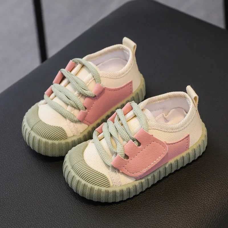 Tennis baby girl boy casual shoes Spring and Autumn fashion baby childrens sports shoes Comfortable soft soled childrens canvas shoes X250409