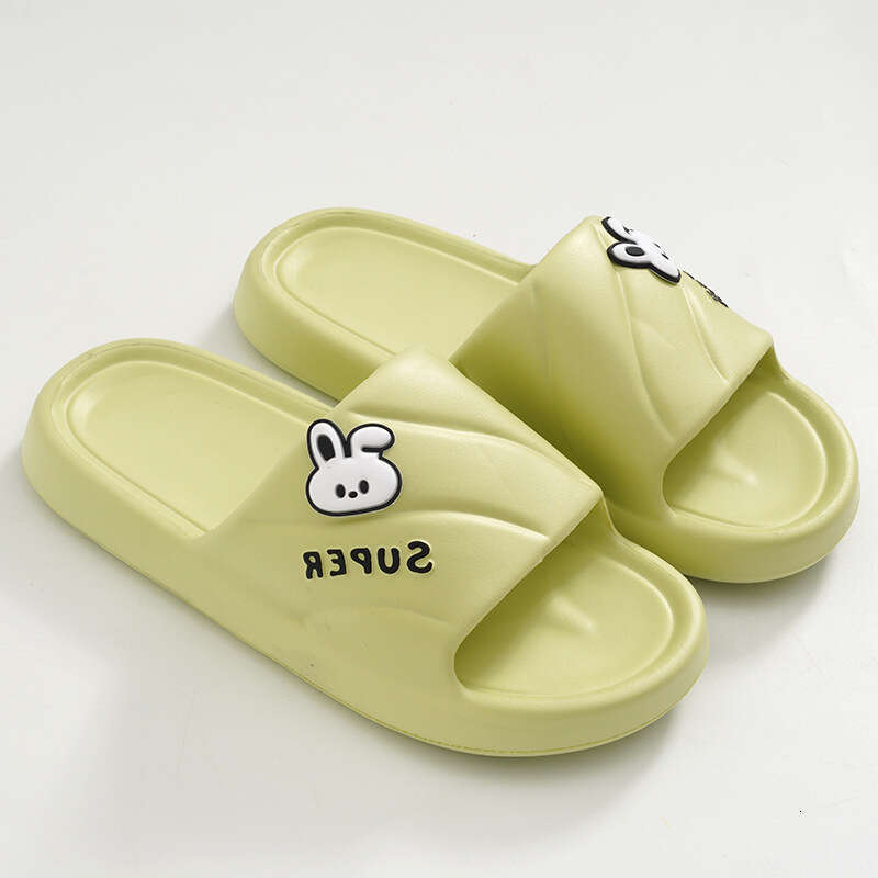 Summer Soft EVA Non-Slip Odorless Unisex Bathroom Cool Slippers with Thick Sole