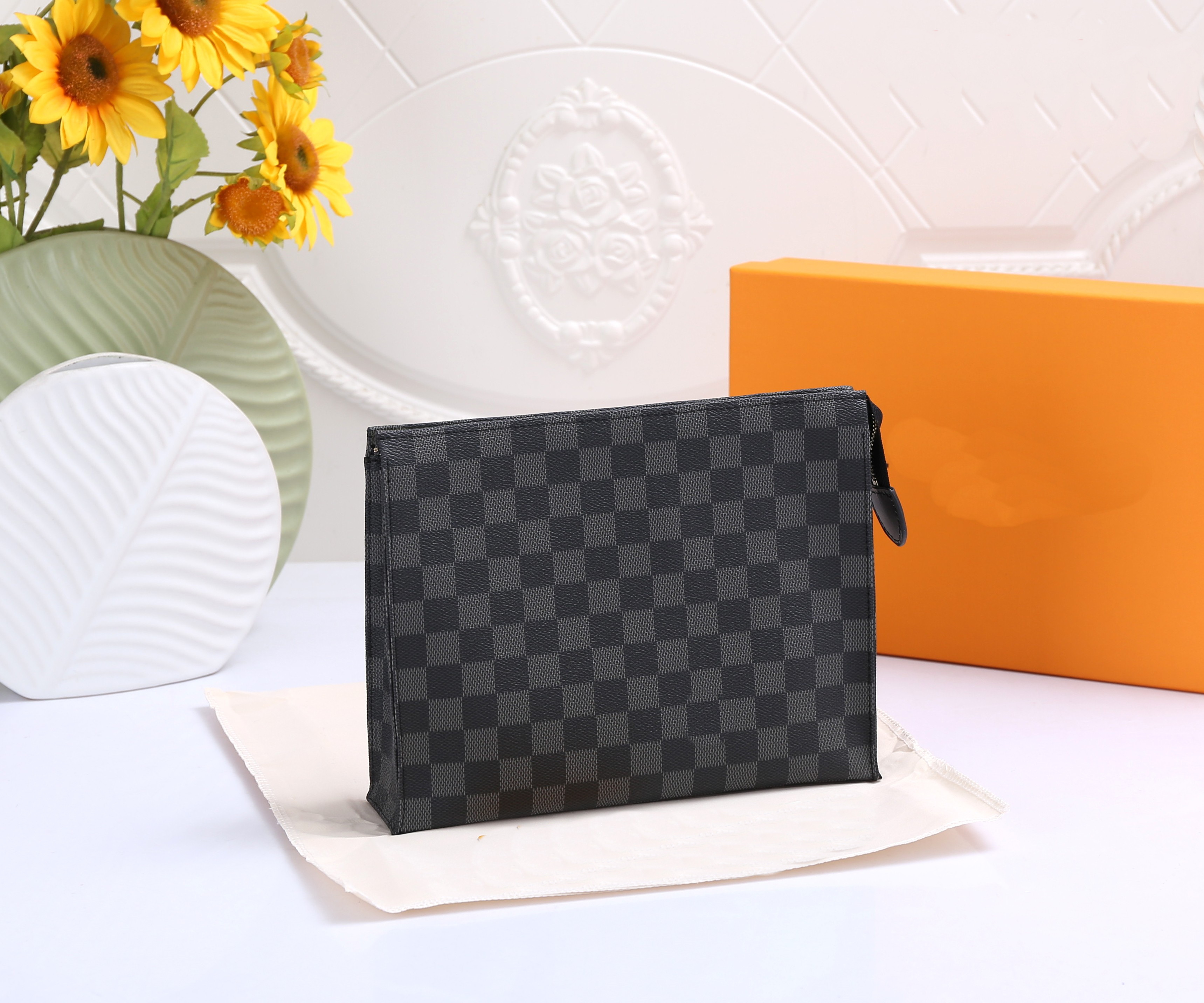 Luxury Sketch Letter Bags Women Men Clutch Bag Designer Lion Elephant Print Brands Plaid Zipper Storage Wallet Purses For girls boys Cluth wallets