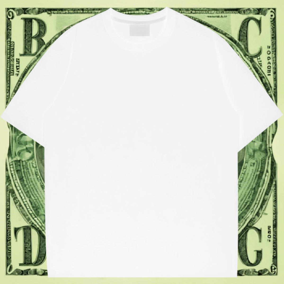 High Quality Couples T Shirts Hip Hop 230g 100% Cotton DIY Printed Breathable Soft letter T shirt Factory Direct Wear
