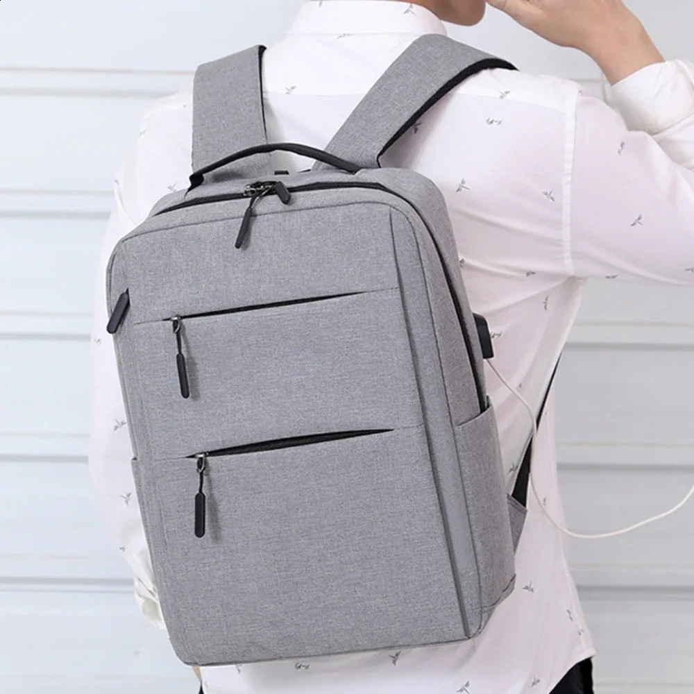 2024 Mens Backpack Multifunctional Waterproof Bags For Male Business Laptop USB Charging Bagpack Nylon Casual Rucksack 240919