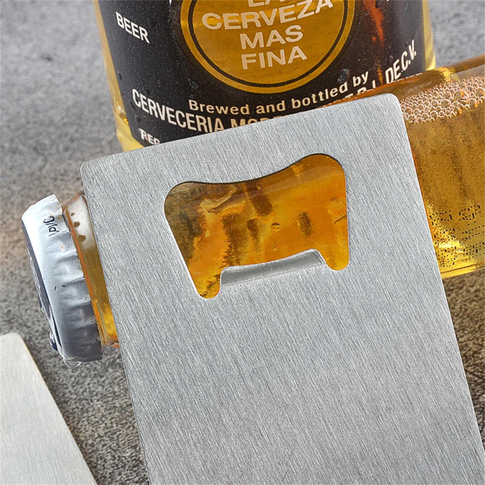 10pcs Poker Credit Card Stainless Steel Beer Bottle Opener for Your Wallet and Pocket Nice for Groomsmen Present 240731