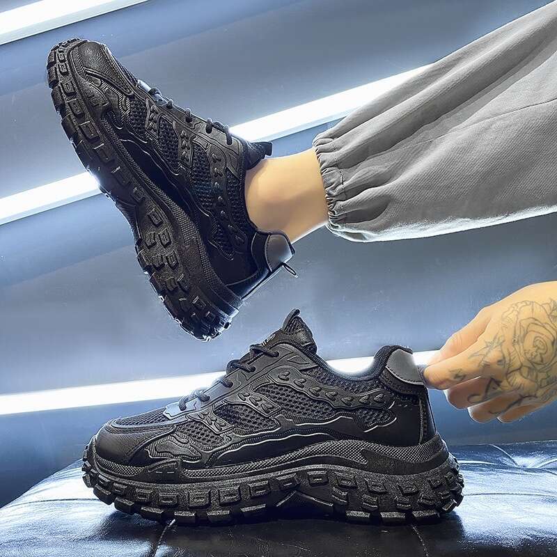 Men Ddmysports S Shoes New Black Sports And Leisure Work Waterproof Non Slip Wear Resistant Labor Insurance Outdoor Shoes hoes ports lip hoes