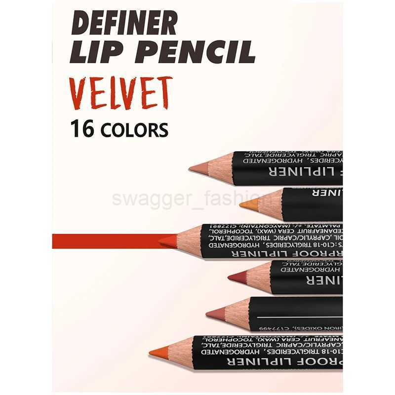 Slim Lip Pencil Long-Lasting Creamy Lip Liner Waterproof Plumping lip Stain Natural Nude Brown Lip Tint Genuine MakeupXJ240731