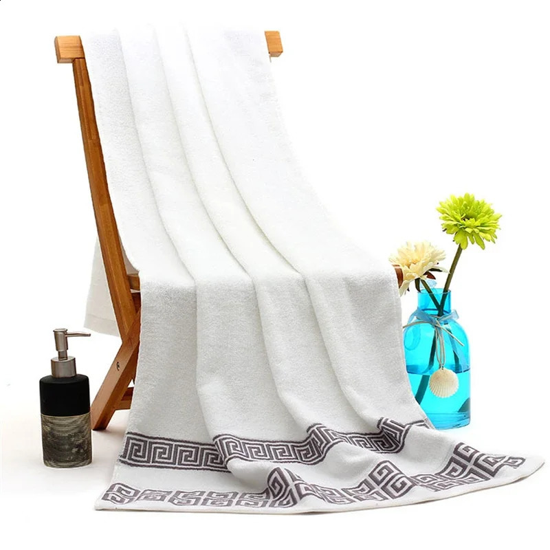 Thickened Cotton Bath Towel Increases Water Absorption Adult Solid Color Golden Silk Soft Affinity Face 240730