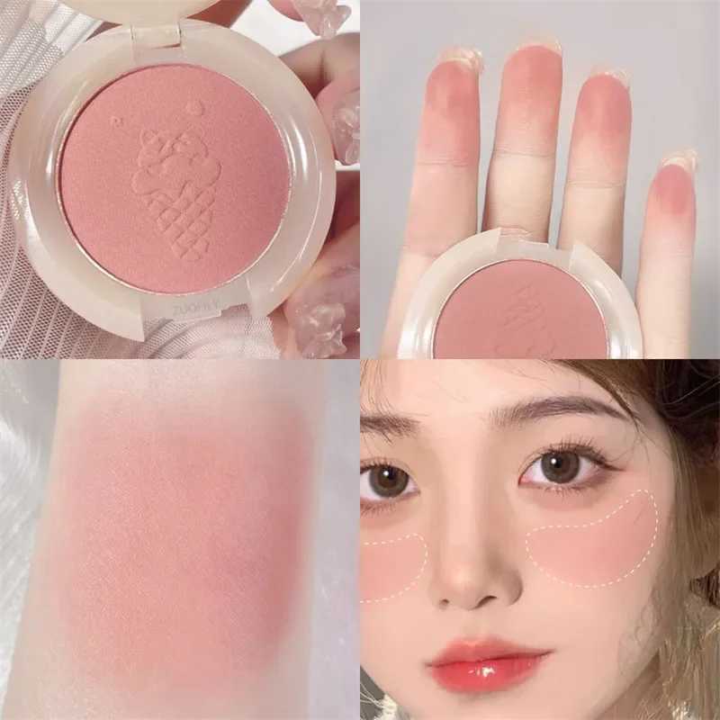 Monochrome Blush Face Mineral Pigment Peach Orange Nude Pink Blue Matte Natural Blush Contour Shadow Cheek Blusher CosmeticXJ241111