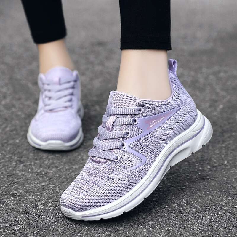 Fashion running Casual women's soft sole light sports shoes 456