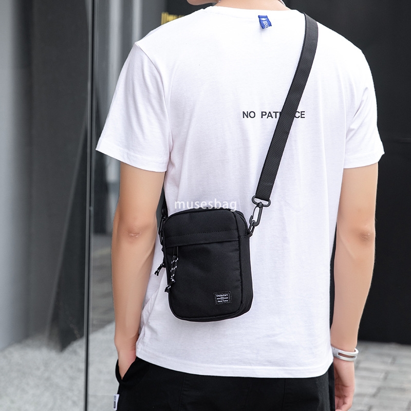 Men's small bag extra small shoulder mini small hanging bag small body bag Fashion brand diagonal small backpack lightweight boys crossbody bag