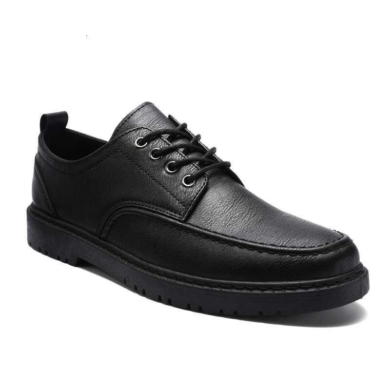 S Cross Ddmysports Border Big Size Andsome Shoes For Men Lace Up Casual Youth British Black Small Leather Footwear Outdoor ize hoes mall