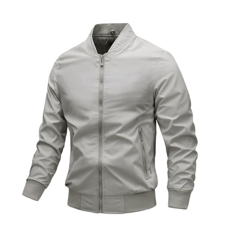 Men's Jackets 2024 Spring And Autumn Solid color jacket Casual sports youth coat 8 colors