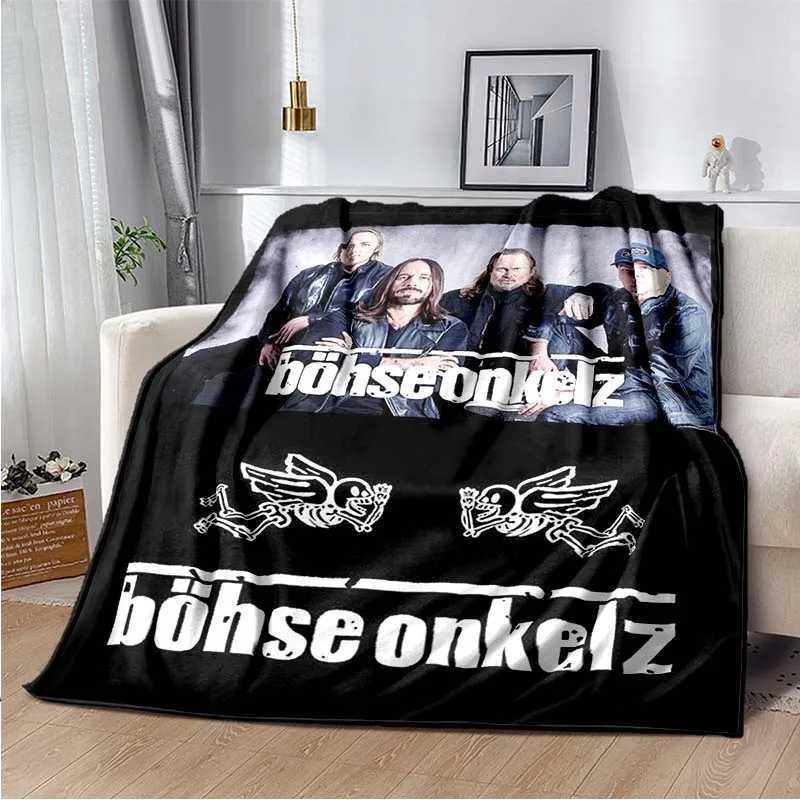 Bhse Onkelz Bohse Onkelz Blanket Decke Bed Office Car Knee PadsThrow BlanketsMusic Gift Y240730