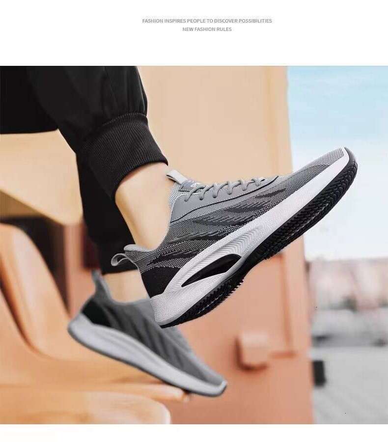 Autumn Men's Breathable Casual Sneakers Soft Sole Lightweight Running Shoes Free shipping 456