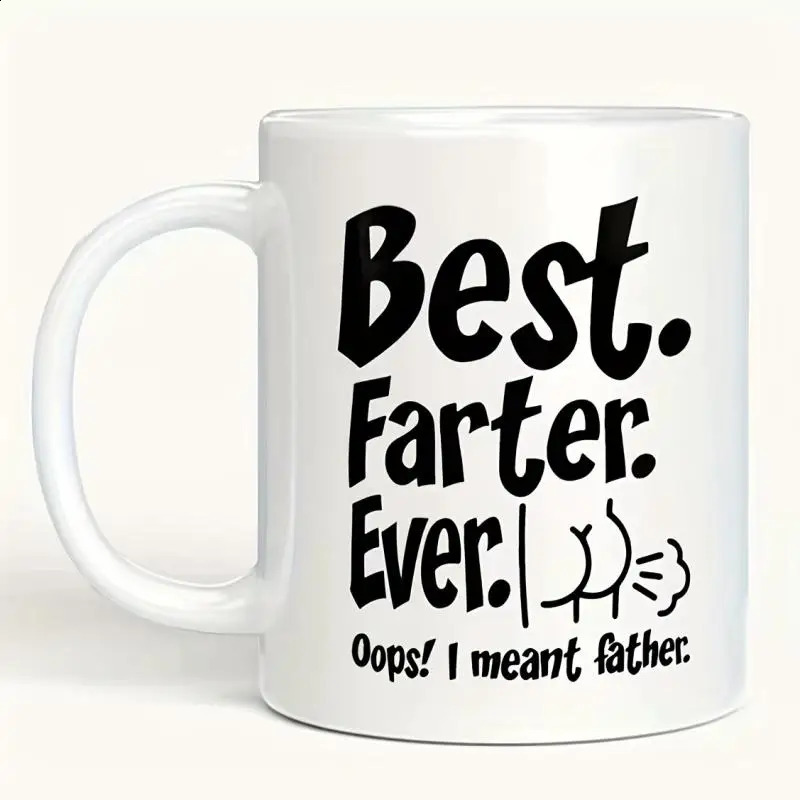 11 oz Ceramic Coffee Mug Fathers Day Daughter Son Wife Fun Gift for Dad Husband 240730