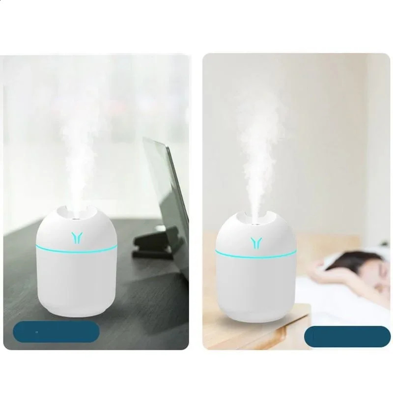 250ML Humidifier Mini Aromatherapy Humidifiers Diffusers For Home Romantic Light USB Essential Oil Diffuser Car Purifier Air 240731