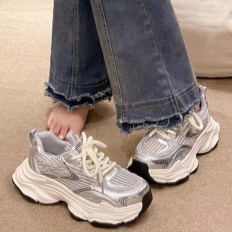 Trendy Women Sneakers Running Clunky Shoes Fashion Versatile Athleisure shoes