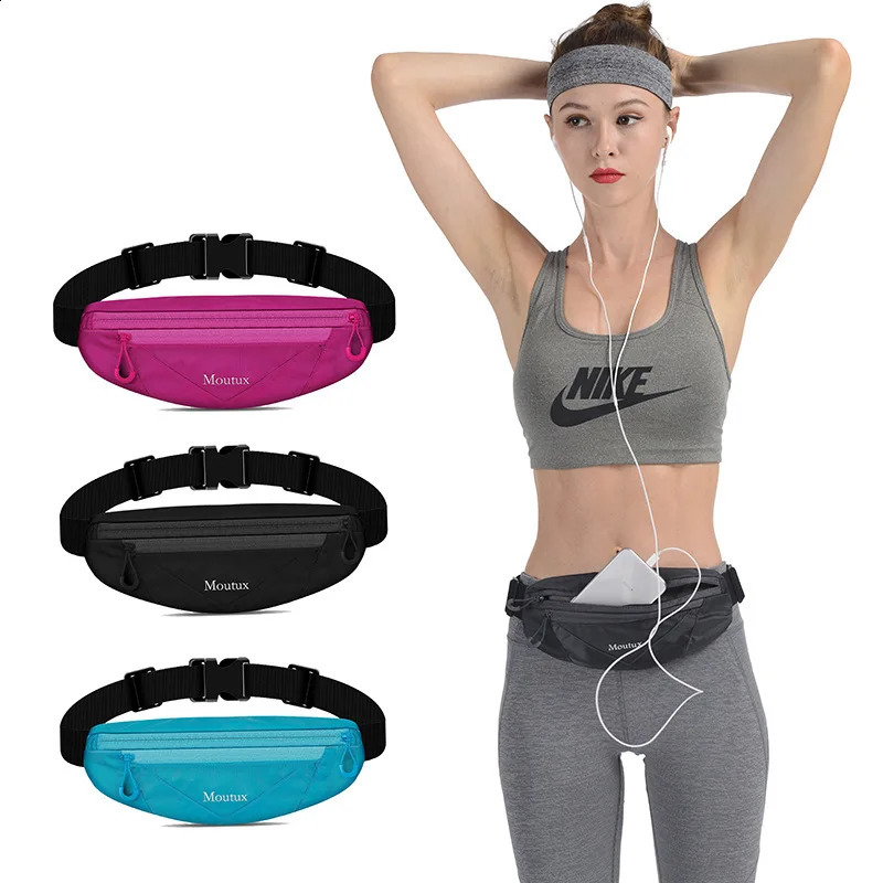 Running phone waist bag sports multifunctional outdoor equipment for men and women waterproof invisible ultrathin mini 240730