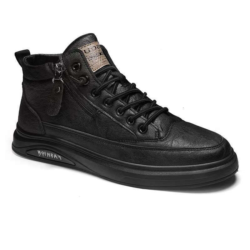 S Shoesnew Ddmysports British Versatile Men Spring And Autumn Casual Trendy Shoes Black Outdoor hoesnew pring hoes