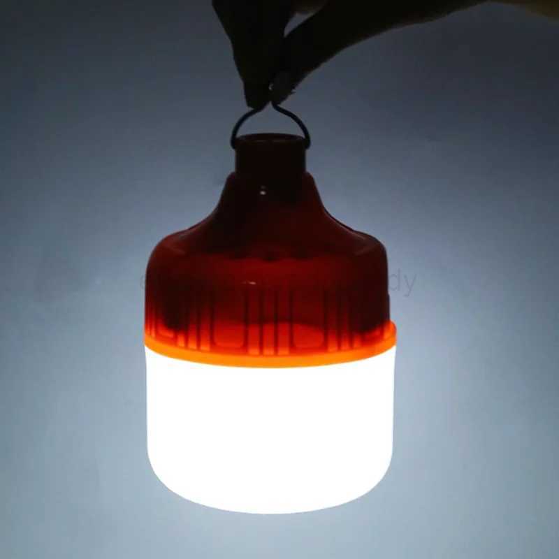 1PC Outdoor USB Rechargeable LED Lamp Bulbs 100W Emergency Light Hook Up Camping Fishing Portable Lantern Night Lights LT082B240731