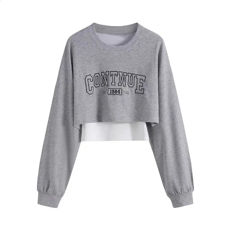 Fashion Womens Set Spring and Autumn Korean Edition Loose Short Top Casual Pants Age Reducing Two Piece Set 240731