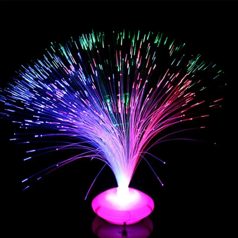 LED Fiber Optic Light Colorful Flashing Night Lights Lanterns Firework Lamps Starry Sky Lamp Christmas Wedding Party Home Decor 240730