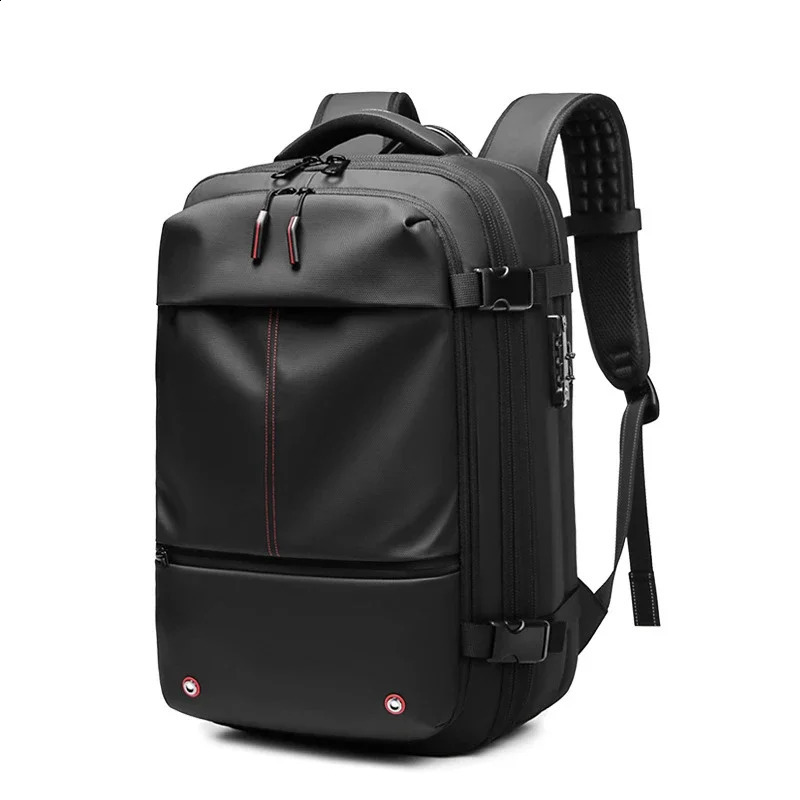 Travel Men 17 inch Laptop Backpack vacuum compression Business Large Capacity school expand outdoor backpack y260611 - view 5