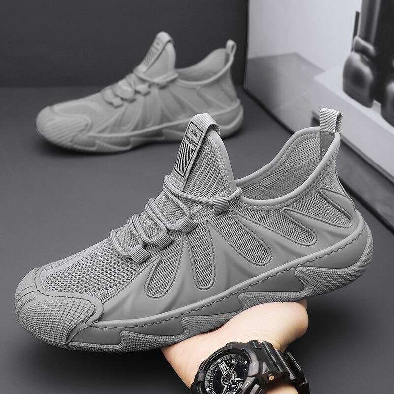 S Running Ddmysports Shoes Knitted Mesh Fashion Men And Green Grey Black Trainers Sports Outdoor hoes ports