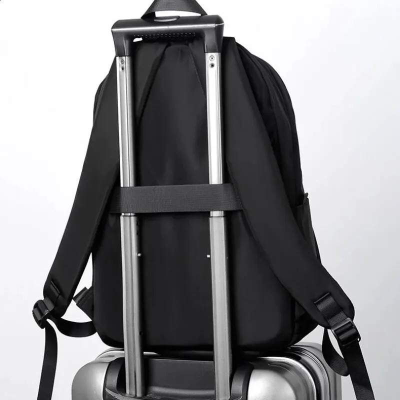 MenWaterproof 156 Laptop Backpack High Capacity Student Bag Waist Travel Mens 240730Zl