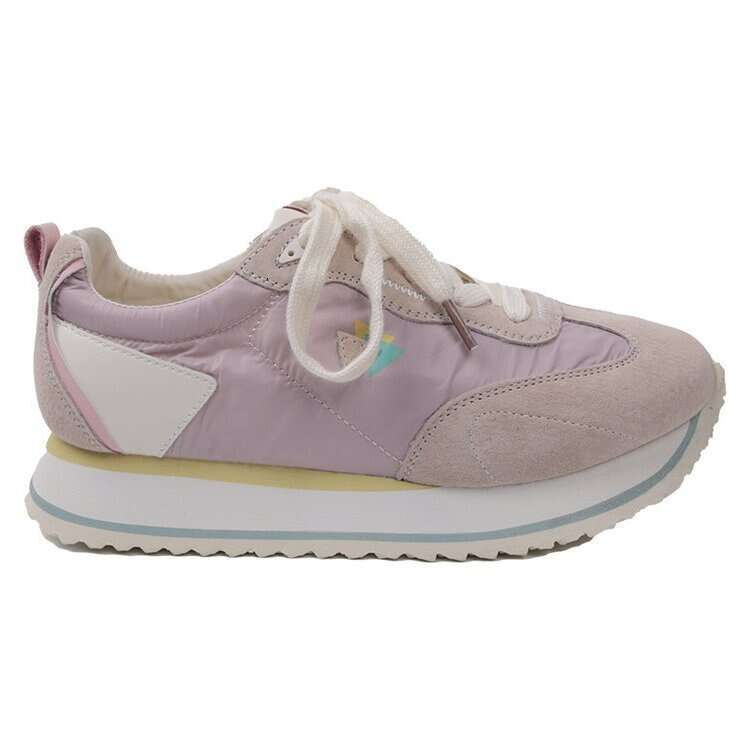 Fashion Ddmysports S Color Blocking Agan Women Summer New Round Head Lace Thick Bottom Non Slip Hundred Casual Sports Shoes Outdoor Shoes ummer lip po