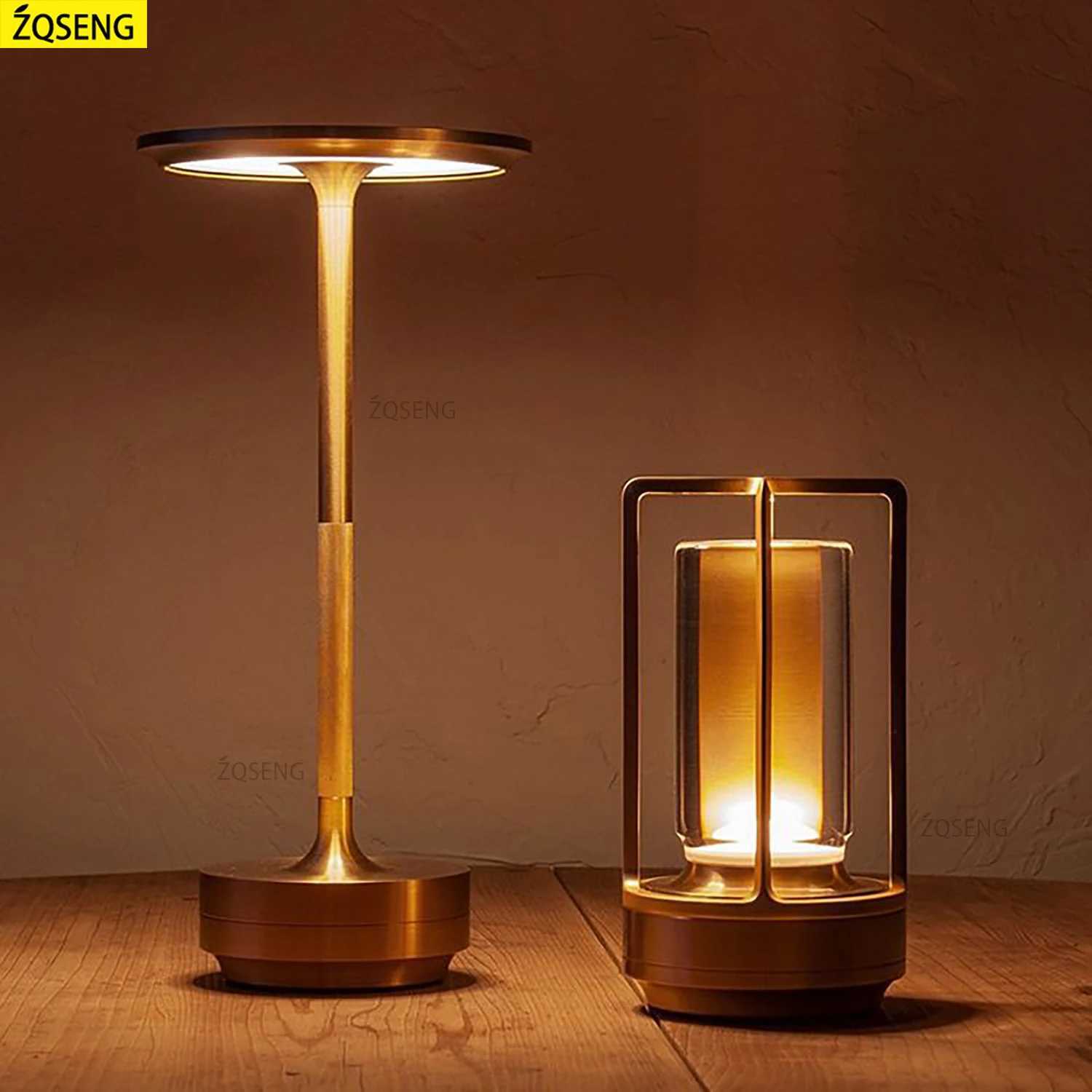 Table Lamp Touch Rechargeable Desk Lamp Wireless Reading Lamp for Bar Restaurant Bedroom Home Outdoor Decor Creative Gifts B240906