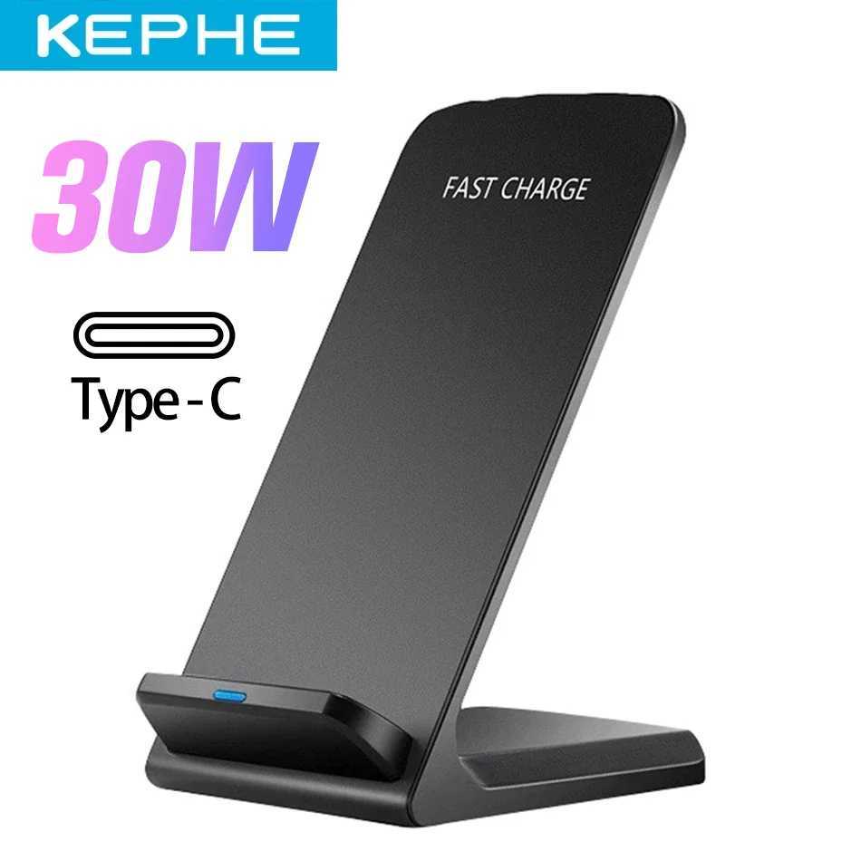 30W Wireless Chargers Fast Wireless Charging Stand with USB-C Port for iPhone 12 /11 Pro Max/XR/XS/X/SE/8 S20-S8 Google LGM240731