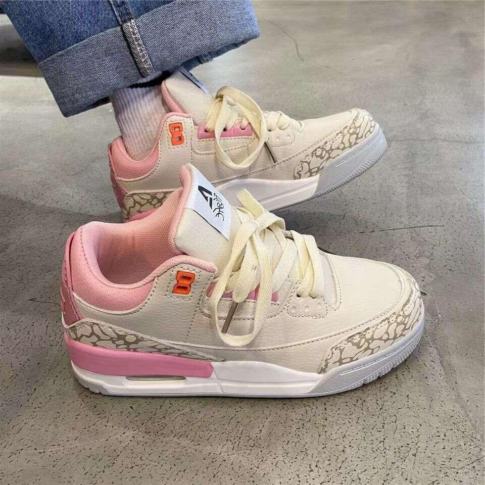 2024s Girl Pink Basketball Running Shoes