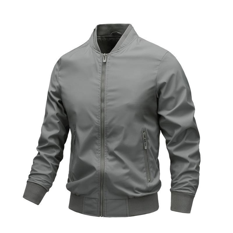 Men's Jackets 2024 Spring And Autumn Solid color jacket Casual sports youth coat 8 colors