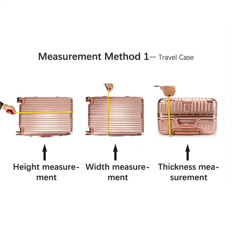 Fashionable transparent PVC luggage cover protector durable dustproof travel 240730