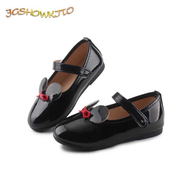 Baby Girl Shoes Soft PU Patent Leather Flats For Girls Kids Little Children Casual Flats Size 21-30 Shoes Cute Sweet Princess X250220