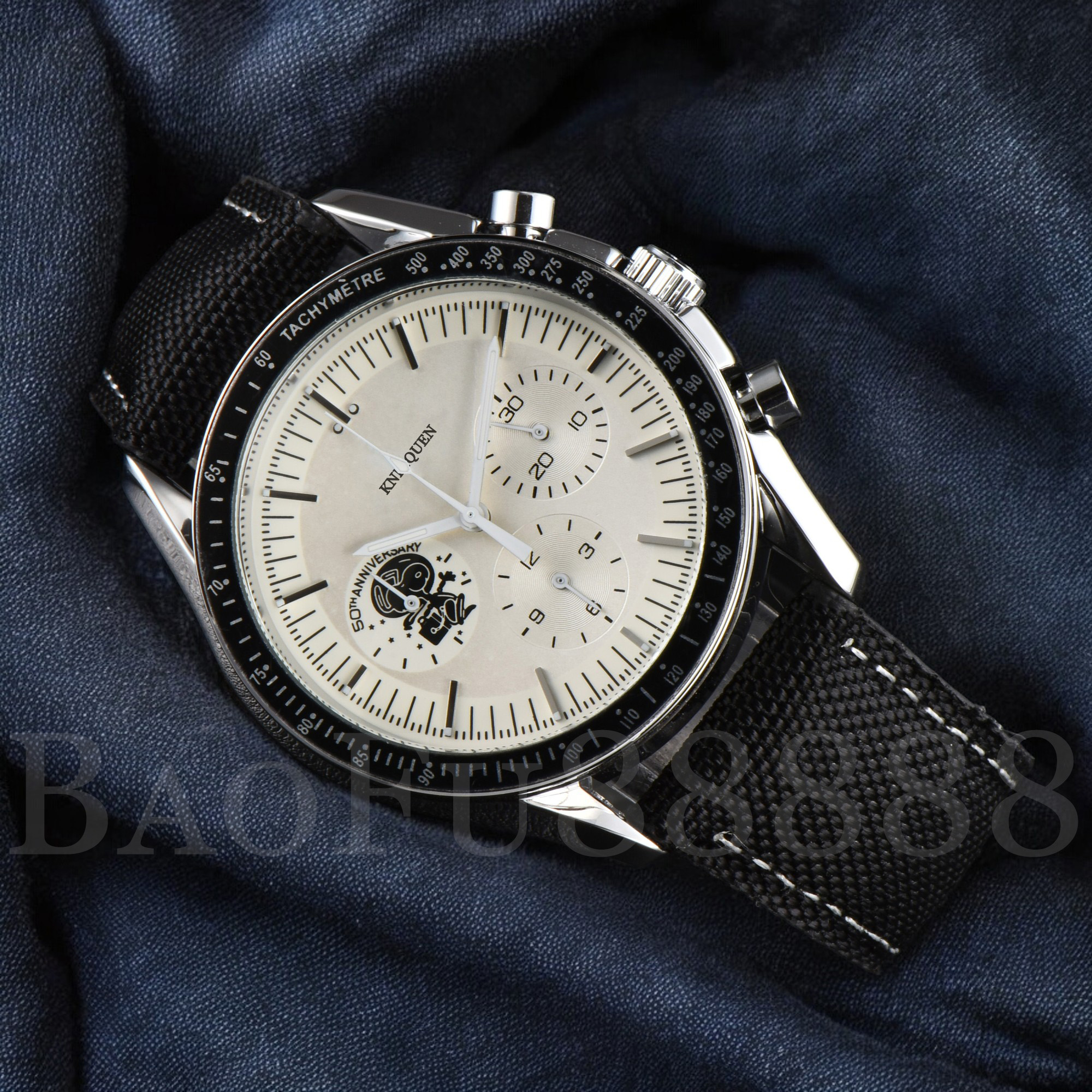 Montre de luxe homme Top Sale design mode dos ajouré quartz chronographe marque populaire étanche automatique date montre quotidienne