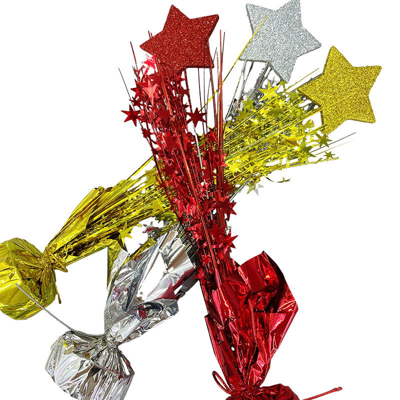 Large 5-star Table Floating Balloon Crafts Table Floating Decoration Balloon Stands Load-bearing Hanging Pieces Party Five pieces per piece