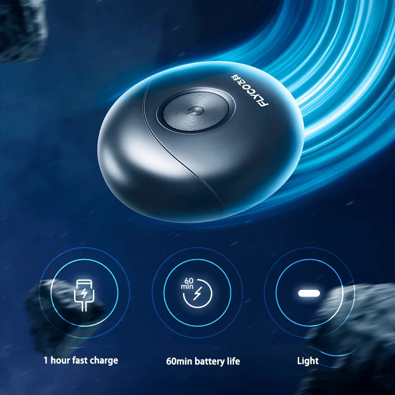 FLYCO FS891 Small UFO Mens High Quality Electric Shaver Small and Portable Mini Shaver Mini Shaver Is Suitable for All Scenes 240719