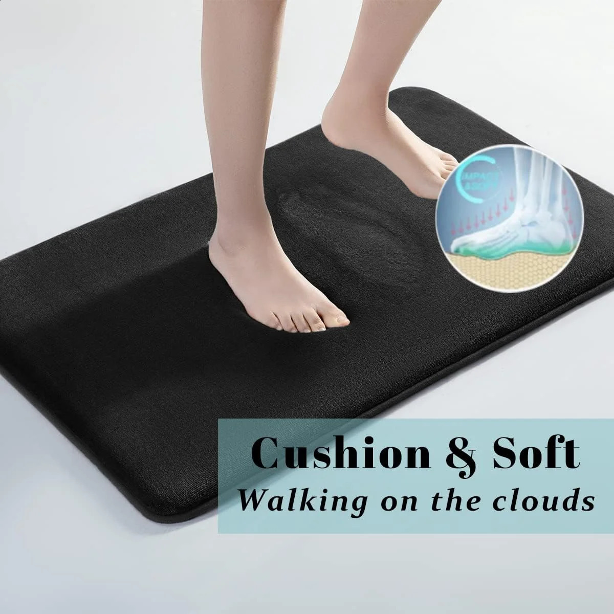 1 pc Large size kitchen carpet anti slip floor mat super soft and absorbent bathroom floor mat bedroom carpet home decoration 240731 - view 7