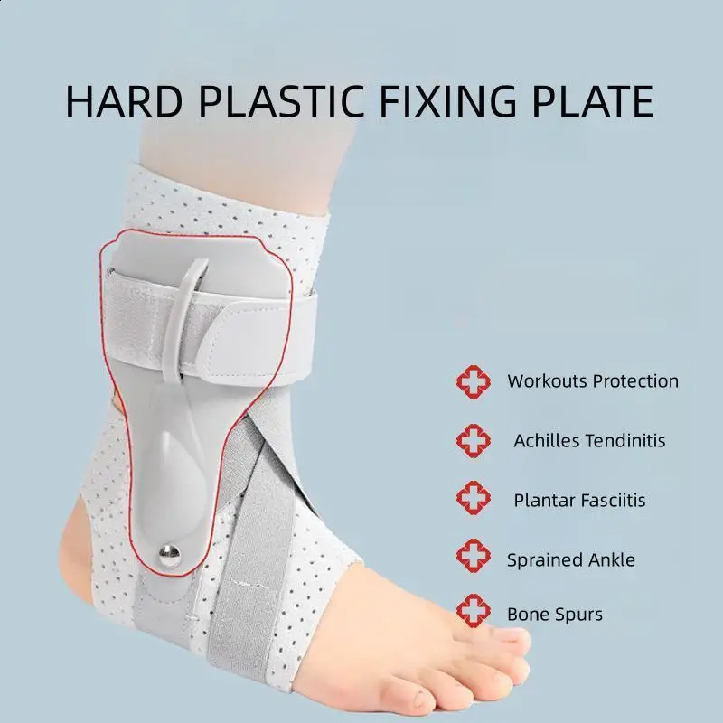 1PC Breathable Sprained Ankle Brace Unisex Ankle Support for Achilles Tendon Sprain Injury Recovery Running Basketball Football 240726