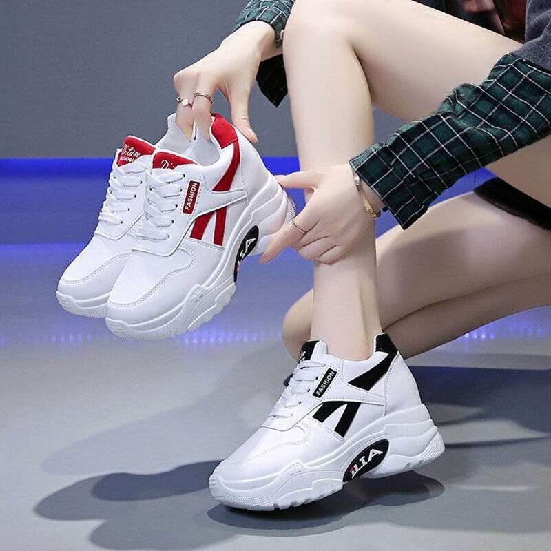 Women's Sports Shoes Thick Soled Versatile Casual Style Fashion Free shipping 456