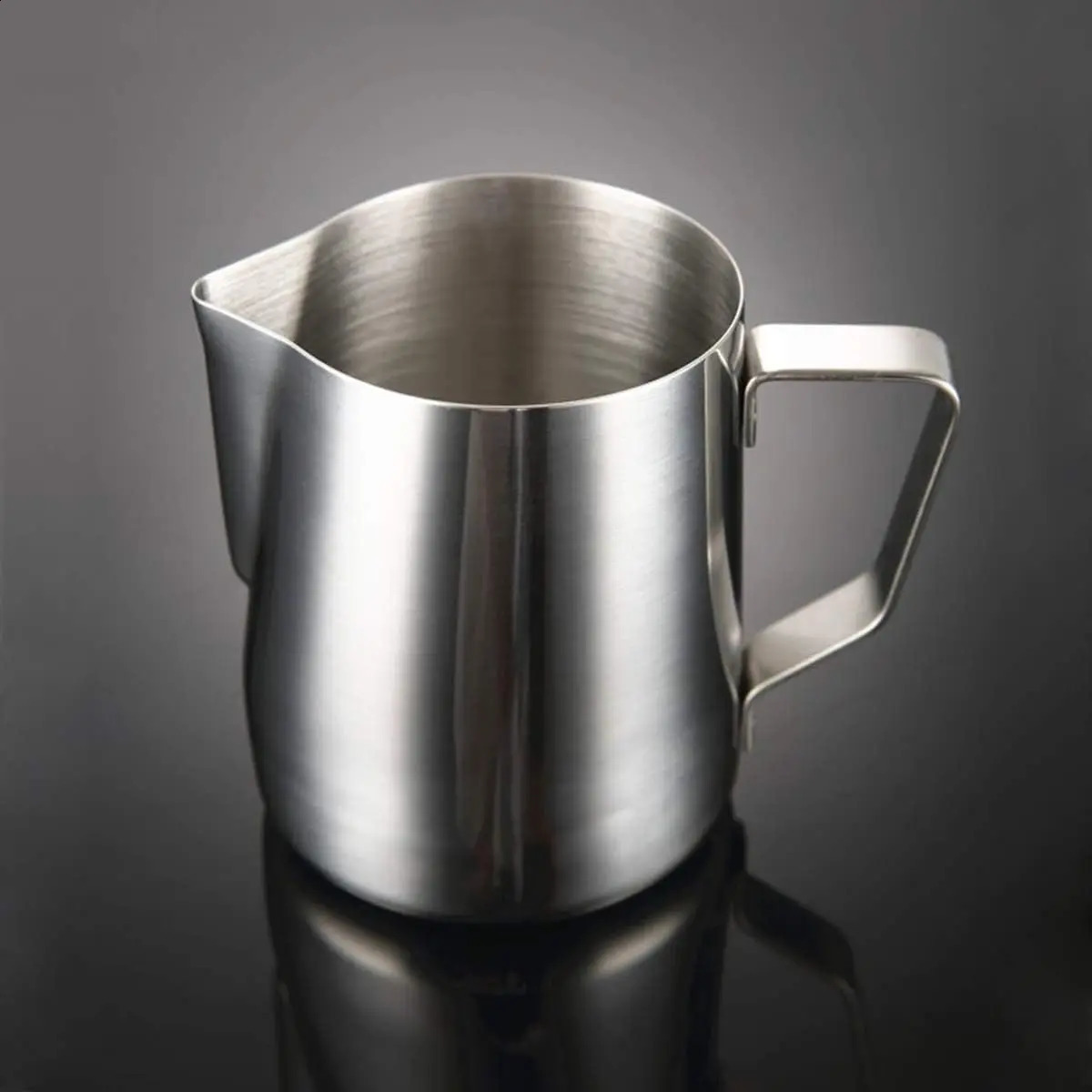 1003506001000ml milk can Fashion stainless steel craft foam Coffee latte art cup 240730