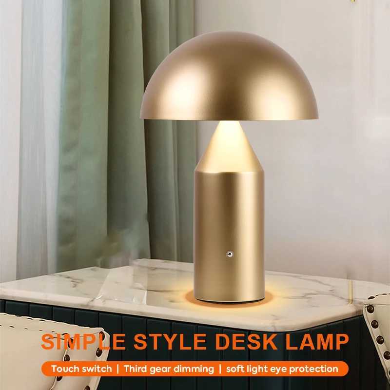 LED Table lamp for bedroom rechargeable usb lamp Touch switch dining room hotel bedside decorative table lamp B240906