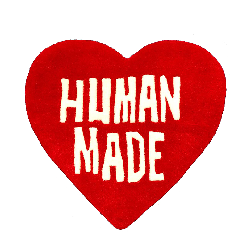 Home Furnishings Artistic Carpet Human Made Heart Classic Logo Area Rug Hypebeast Kidsroom Bedroom Playroom 3D Handmade Acrylic Yarn Trending Floor Ma