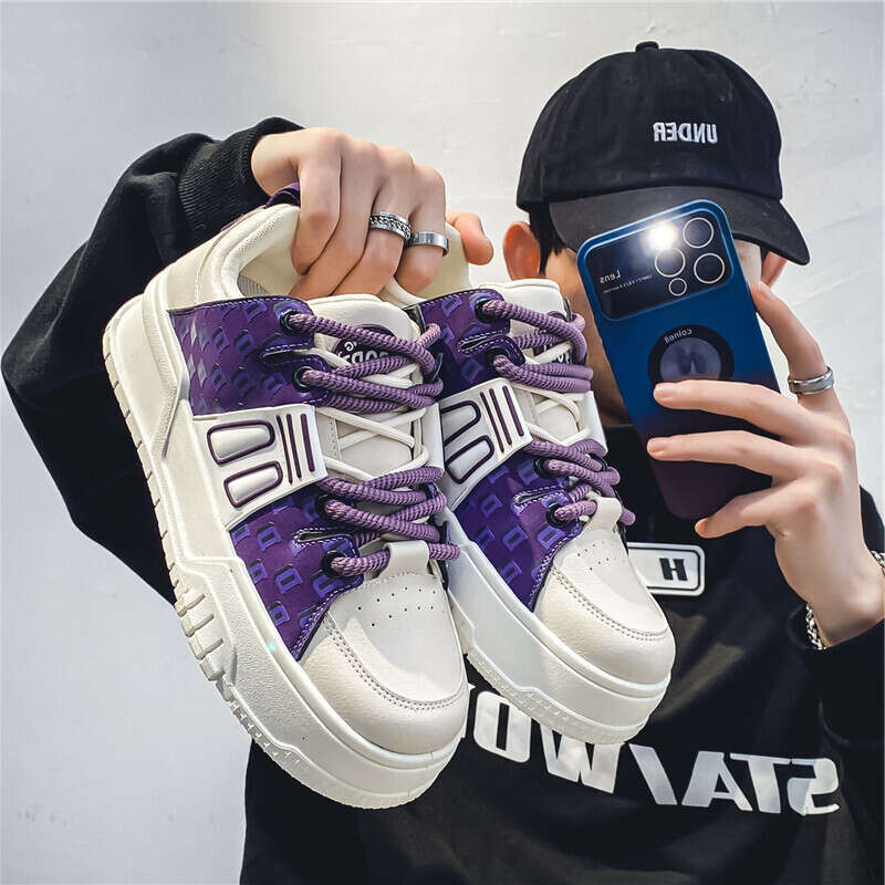 Men Ddmysports S Fall New Niche Panda Board Small White Hundred Sports Leisure Thick Bottom Heightening Bread Tide Shoes Outdoor Shoes mall ports hoes